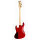 SADOWSKY MetroExpress 21-Fret Hybrid P/J Bass, Maple, 4-String (Candy Apple Red Metallic)