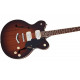 GRETSCH G2622-P90 STREAMLINER CENTER BLOCK DOUBLE-CUT P90 WITH V-STOPTAIL HAVANA BURST