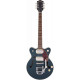 GRETSCH G2655T-P90 STREAMLINER CENTER BLOCK JR P90 WITH BIGSBY TWO-TONE MIDNIGHT SAPPHIRE