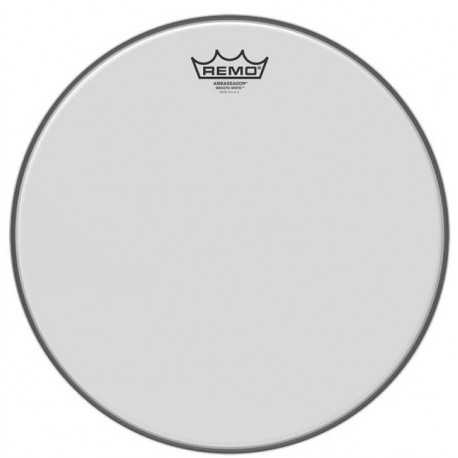 REMO 14" AMBASSADOR SMOOTH WHITE