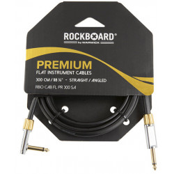 ROCKBOARD Premium Flat Instrument Cable, Straight/Angled (300 cm)