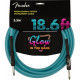 FENDER CABLE PROFESSIONAL SERIES 18.6' GLOW IN DARK BLUE