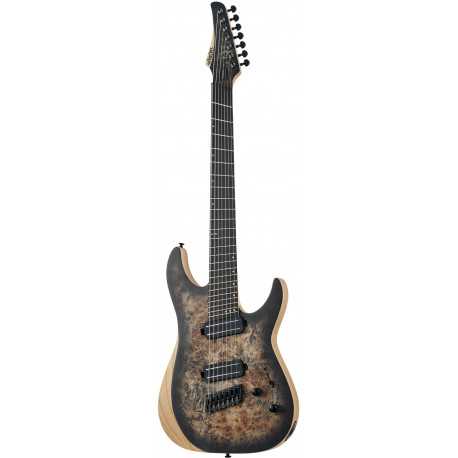 SCHECTER REAPER-7 MS Satin Charcoal Burst (SCB)