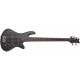 SCHECTER STILETTO STUDIO-5 SEE-THRU BLACK SATIN STBLS