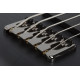 SCHECTER STILETTO STUDIO-5 SEE-THRU BLACK SATIN STBLS