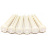 GRAPH TECH PP-1142-00 TUSQ Bridge Pins Martin Style 2mm White / Mother-Of-Pearl Dot (6 Pcs)