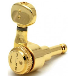 GRAPH TECH PRL-8731-G0 Electric Locking 6 In-line Classic Gold 2 Pin