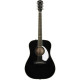 FENDER PM-1E DREADNOUGHT MAHOGANY BLACK TOP LTD