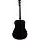 FENDER PM-1E DREADNOUGHT MAHOGANY BLACK TOP LTD