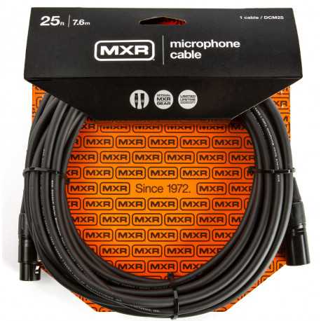 MXR DCM25 MICROPHONE CABLE 25ft