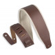 LEVY'S M26PD-BRN_CRM CLASSICS SERIES PADDED TWO-TONE GUITAR STRAP (BROWN, CREAM)