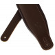 LEVY'S M26PD-DBR_DBR CLASSICS SERIES PADDED TWO-TONE GUITAR STRAP (DARK BROWN)