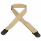 LEVY'S M8POLY-TAN CLASSICS SERIES POLYPROPYLENE GUITAR STRAP (TAN)