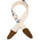 LEVY'S MC8U-006 PRINT SERIES COTTON GUITAR STRAP (BIRDS)