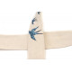 LEVY'S MC8U-006 PRINT SERIES COTTON GUITAR STRAP (BIRDS)