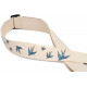 LEVY'S MC8U-006 PRINT SERIES COTTON GUITAR STRAP (BIRDS)