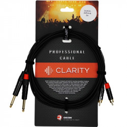 CLARITY 2XJACK-2XRCA-B/3M