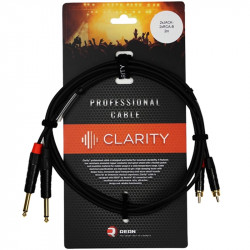 CLARITY 2XJACK-2XRCA-B/2M