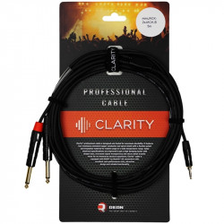 CLARITY MINIJACK-2XJACK-B/5M