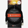 CLARITY XLR-XLR PRO/3M