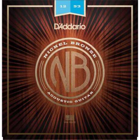 D'ADDARIO NB1253 NICKEL BRONZE LIGHT (12-53)