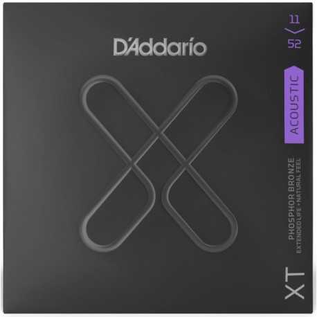 D'ADDARIO XTAPB1152 XT PHOSPHOR BRONZE CUSTOM LIGHT (11-52)