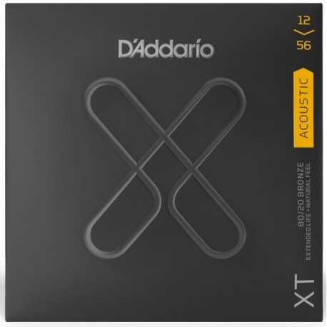 D'ADDARIO XTABR1256 XT 80/20 BRONZE LIGHT TOP/ MEDIUM BOTTOM (12-56)