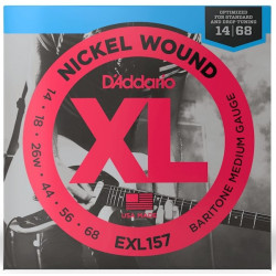 D'ADDARIO EXL157 XL NICKEL WOUND BARITONE MEDIUM (14-68)