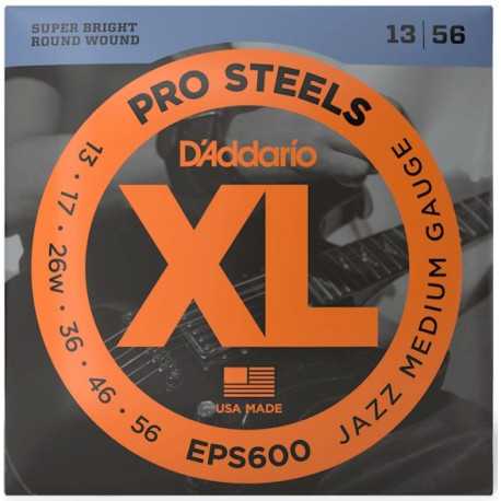 D'ADDARIO EPS600 XL PROSTEELS JAZZ MEDIUM (13-56)