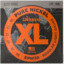 D'ADDARIO EPN110 XL PURE NICKEL REGULAR LIGHT (10-45)