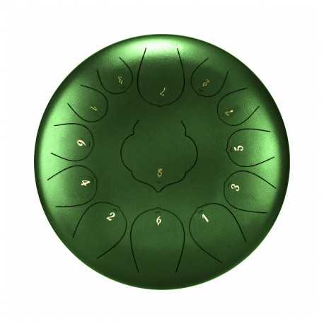 FZONE STD10I13N Green STEEL TONGUE DRUM