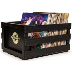 CROSLEY RECORD STORAGE CRATE BLACK