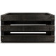 CROSLEY RECORD STORAGE CRATE BLACK