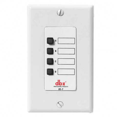 DBX ZC7V-US (DBX ZC-7, DBX ZC7, DBX ZC7 Wall-Mounted Zone Controller)