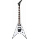 JACKSON JS32 AH KING V WHITE WITH BLACK BEVELS