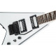 JACKSON JS32 AH KING V WHITE WITH BLACK BEVELS