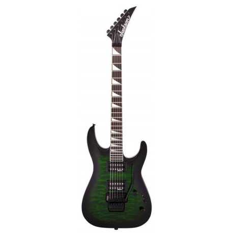 JACKSON JS32Q DKA DINKY ARCH TOP TRANSPARENT GREEN BURST