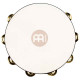 Meinl 10" Headed Wood Tambourine, Dual Row, Brass Jingles (Meinl TAH2B-AB)