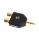 D'addario PW-P047C 1/8 Inch Male Stereo Dual Rca Female