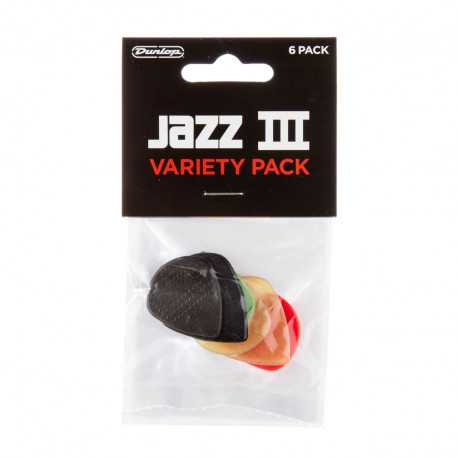 DUNLOP JAZZ III PICK VARIETY PACK