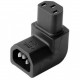 AUDIOQUEST Adaptor IEC-90/2 Right-Angle Adapter