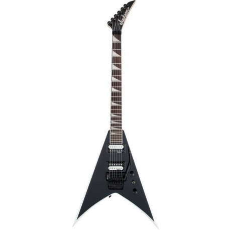 JACKSON JS32 AH KING V BLACK WITH WHITE BEVELS