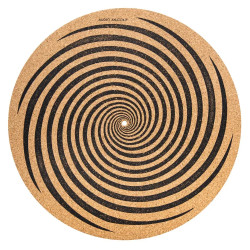 Audio Anatomy Slipmat Spiral Cork - Diameter 295Mm - Thickness 3Mm