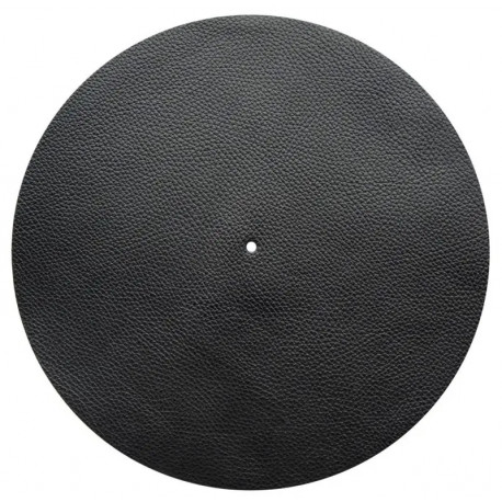 Audio Anatomy Slipmat Leather - Black - Diameter 295Mm - Thickness 1,5Mm