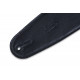 LEVY'S M4GF-BLK CLASSICS SERIES PADDED GARMENT LEATHER BASS STRAP (BLACK)