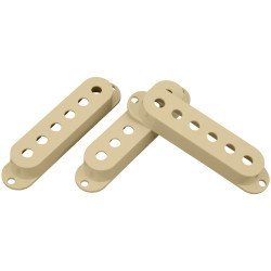 DIMARZIO DM2000CR VINTAGE STRAT PICKUP COVERS (Creme)