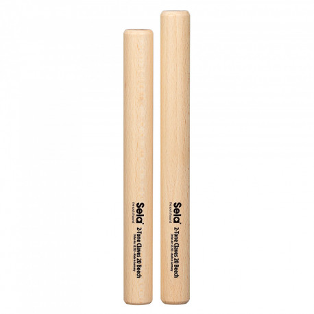 SELA SE 283 2-TONE CLAVES 20 BEECH