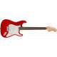 SQUIER by FENDER AFFINITY SERIES FSR STRATOCASTER QMT CRIMSON RED TRANSPARENT