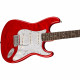 SQUIER by FENDER AFFINITY SERIES FSR STRATOCASTER QMT CRIMSON RED TRANSPARENT