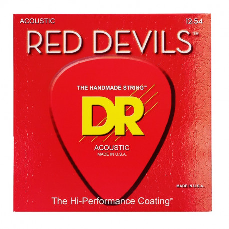 DR Strings RED DEVILS Acoustic - Light (12-54)